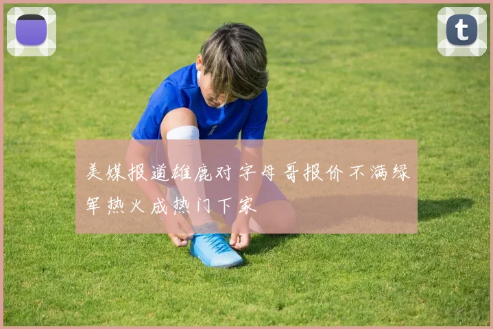 美媒报道雄鹿对字母哥报价不满绿军热火成热门下家